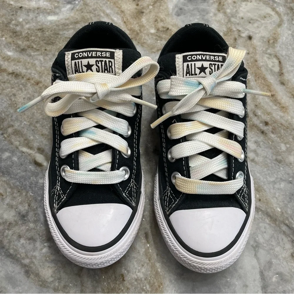 Kids Black and White Converse Toddler size 12